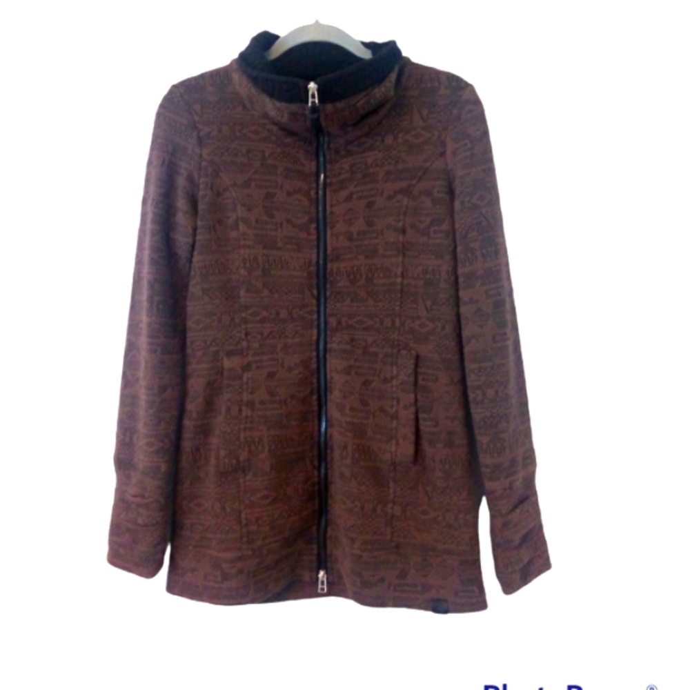 Tonia Debellis size Small full zip jacket.  Canadian Designer